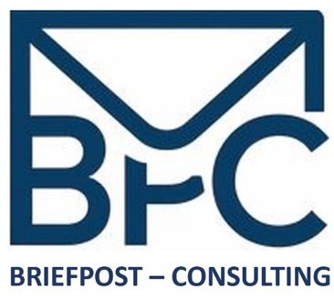 stilisiertes Kuvert mit Unterschrift